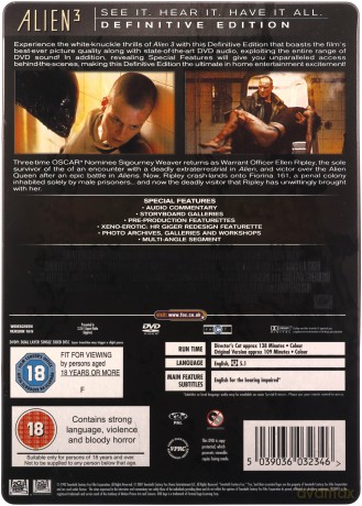 Alien 3 (Obcy 3) (steelbook) [DVD]