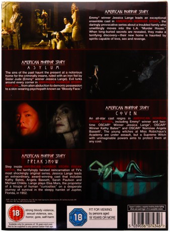 American Horror Story Season 1-4 [BOX] [DVD]