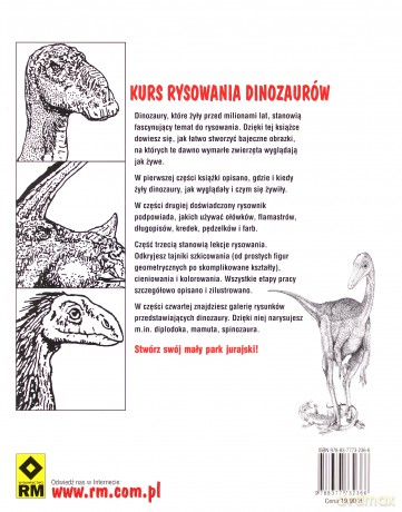Kurs rysowania dinozaurów [KSIĄŻKA]
