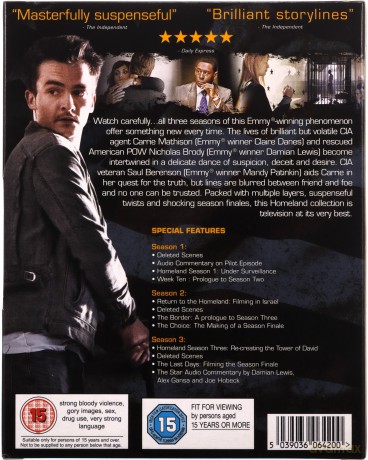 Homeland Season 1-3 [9xBlu-Ray]