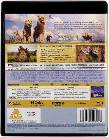 Mufasa: The Lion King (Mufasa: Król Lew) [Blu-Ray 4K]+[Blu-Ray]