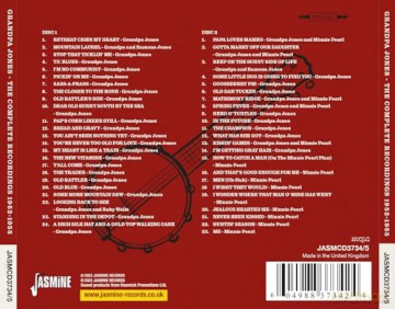 Grandpa Jones: Bread And Gravy: The Complete Recordings 1952-1955 [2CD]