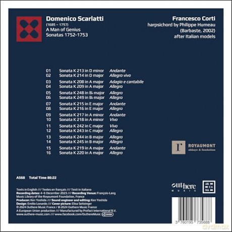 Francesco Corti: Domenico Scarlatti: A Man Of Genius [CD]