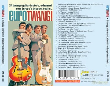 Various Artists: Eurotwang! 34 Twangy Guitar InstroS [CD]