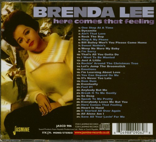 Brenda Lee: Here Comes That Feeling [CD]