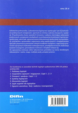 Laboratorium logistyczno-spedycyjne DIFIN [KSIĄŻKA]