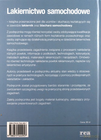 Lakiernictwo samochodowe [KSIĄŻKA]