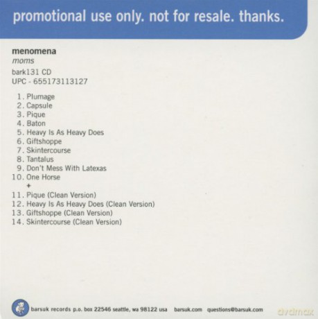 Menomena: Moms [CD]
