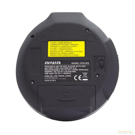 Aiwa: PCD-810BK - Portable CD Walkman - Red [1xELEKTRONIKA]