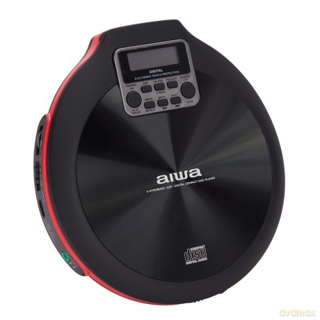 Aiwa: PCD-810BK - Portable CD Walkman - Red [1xELEKTRONIKA]