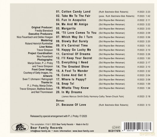 P J Proby: Presley Style - Lost Elvis Songwriter Demos 1961-1963 [CD]