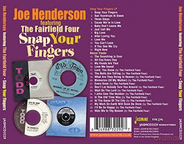 Joe Henderson: Snap Your Fingers (Featuring The Fairfield Four) [CD]