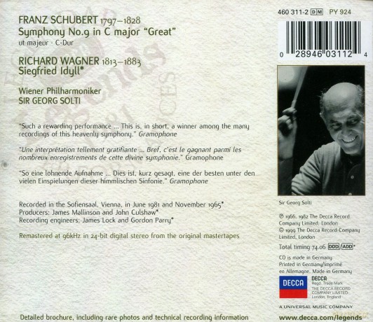 Solti: Decca Legends [CD]