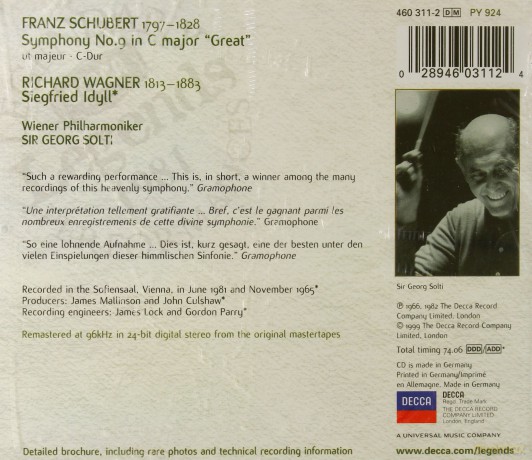 Solti: Decca Legends [CD]