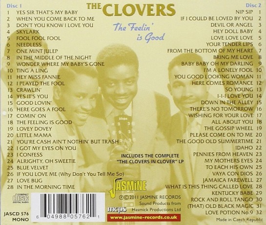 Clovers: The Feelin Is Good (Incl. The Complete Clovers In Clover Lp) [2CD]