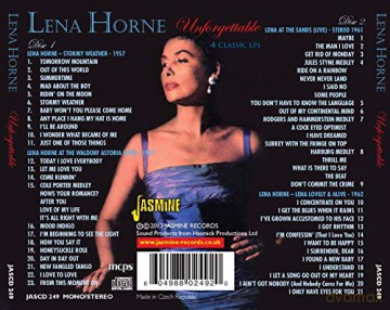 Lena Horne: Unforgettable (4 Classic Lps) [2CD]