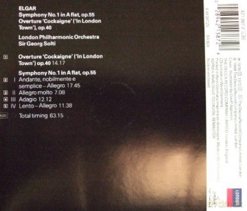 Solti: Elga:Symphony 1 [CD]