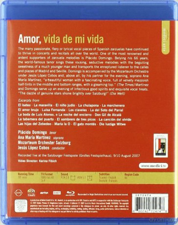 Amor Vida De Mi Vida [Blu-Ray]