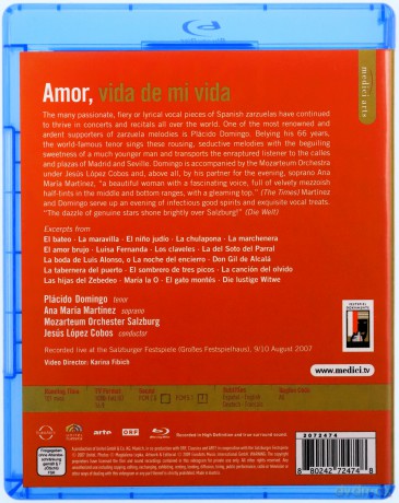 Amor Vida De Mi Vida [Blu-Ray]