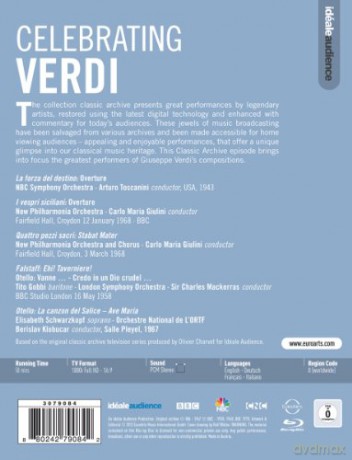 Celebrating Verdi - Verdis Legendary Interpreters [Blu-Ray]