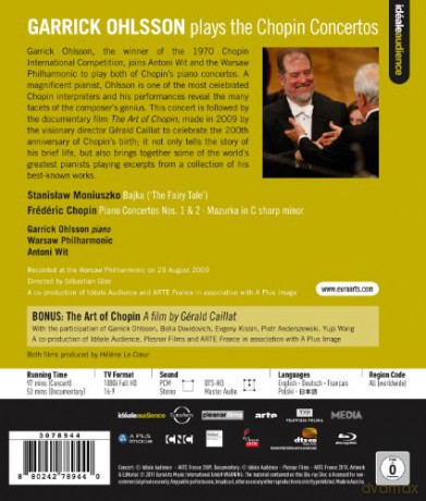 Chopin: Piano Concertos No. 1 & 2 [Blu-Ray]