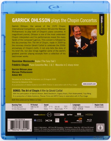 Chopin: Piano Concertos No. 1 & 2 [Blu-Ray]