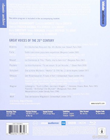 Classic Archive Vol. 5 - Great Voices Of The 20th Century [Blu-Ray]