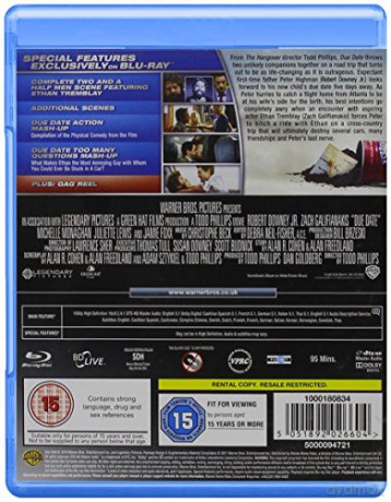 Due Date (Zanim odejdą wody) [Blu-Ray]