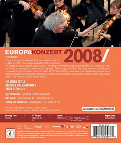 Europakonzert 2008 [Blu-Ray]