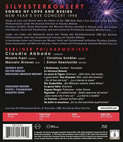 New Years Eve Concert 1998 - Songs Of Love And Desire [Blu-Ray]