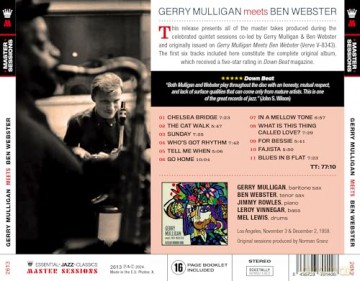 Gerry Mulligan: Meets Ben Webster (+5 Bonus Tracks) (Limited) [CD]