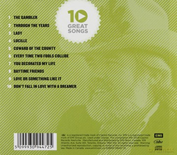 Kenny Rogers: 10 Great Songs [CD]