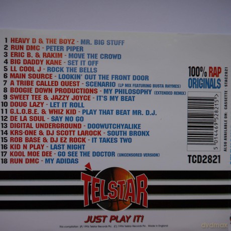 100% Rap Originals [CD]