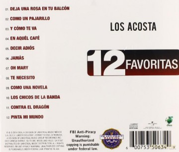 Acosta: 12 Favoritas [CD]