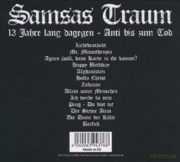 Samsas Traum: 13 Jahre Lang Dagegen- [CD]