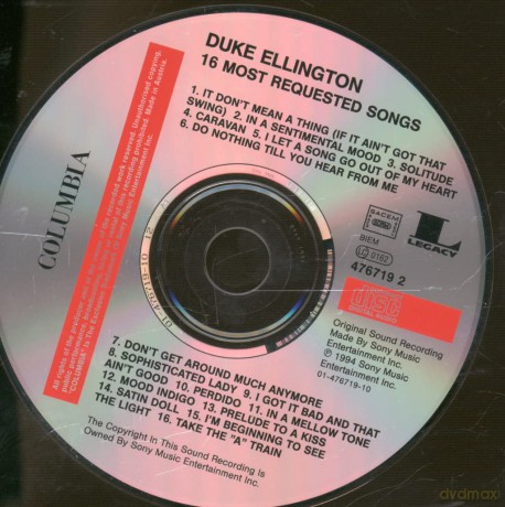 Duke Ellington: 16 Most Requested Songs [CD]