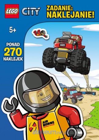 Lego City zadanie naklejanie [KSIĄŻKA]