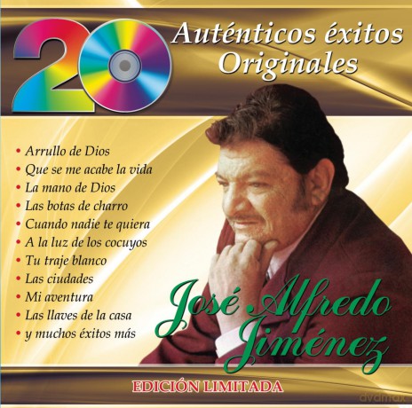 Jose Alfredo Jimenez: 20 Autenticos Exitos Originales [CD]