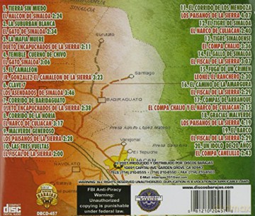 Orgullo Sinaloense: 20 Exitos 1 [CD]