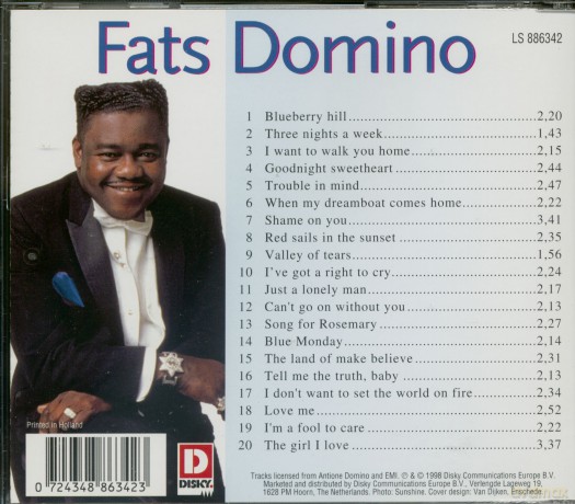 Fats Domino: 20 Great Love Songs [CD]