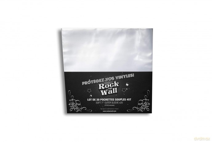 Music Protection: 20 X Pe 7 Crystal Clear Outer Sleeve - 80 Micron - Rock On Wall [CD]