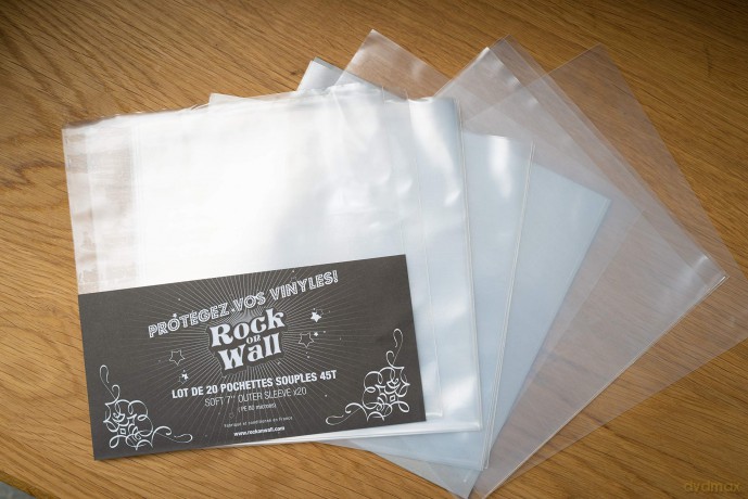 Music Protection: 20 X Pe 7 Crystal Clear Outer Sleeve - 80 Micron - Rock On Wall [CD]