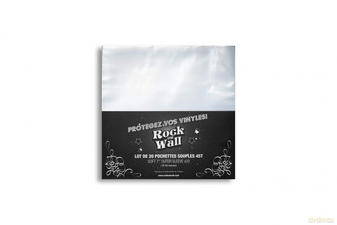 Music Protection: 20 X Pe 7 Crystal Clear Outer Sleeve - 80 Micron - Rock On Wall [CD]