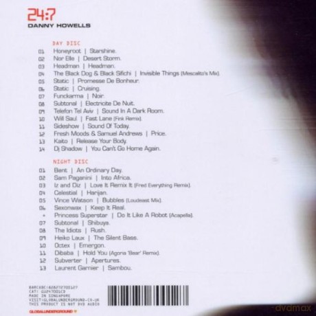 Danny Howells: 24:7 [CD]