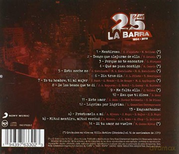 Barra La: 25 AOs [CD]