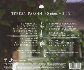 Teresa Parodi: 30 Anos + 5 Dias [CD]