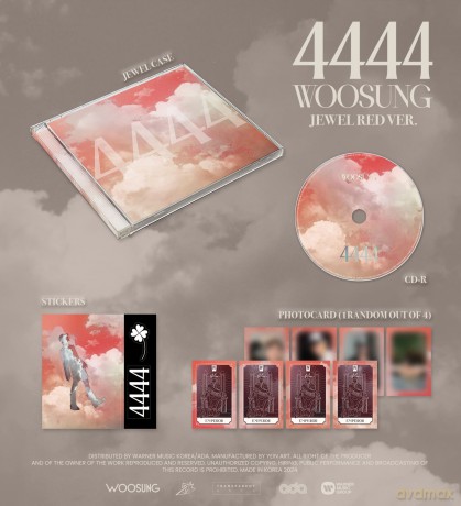 Woosung: 4444 - Jewel Case Version [CD]