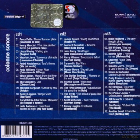 50 Anni Di Colonne Sonore: 50 Anni Di Musica [3CD]