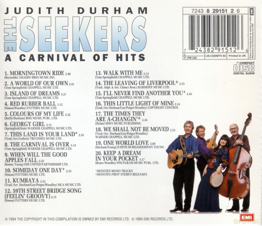 Judith Durham: A Carnival of Hits [CD]