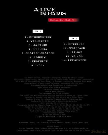 Khalife,Bachar Mar: A Live In Paris (Mediabook) [CD]